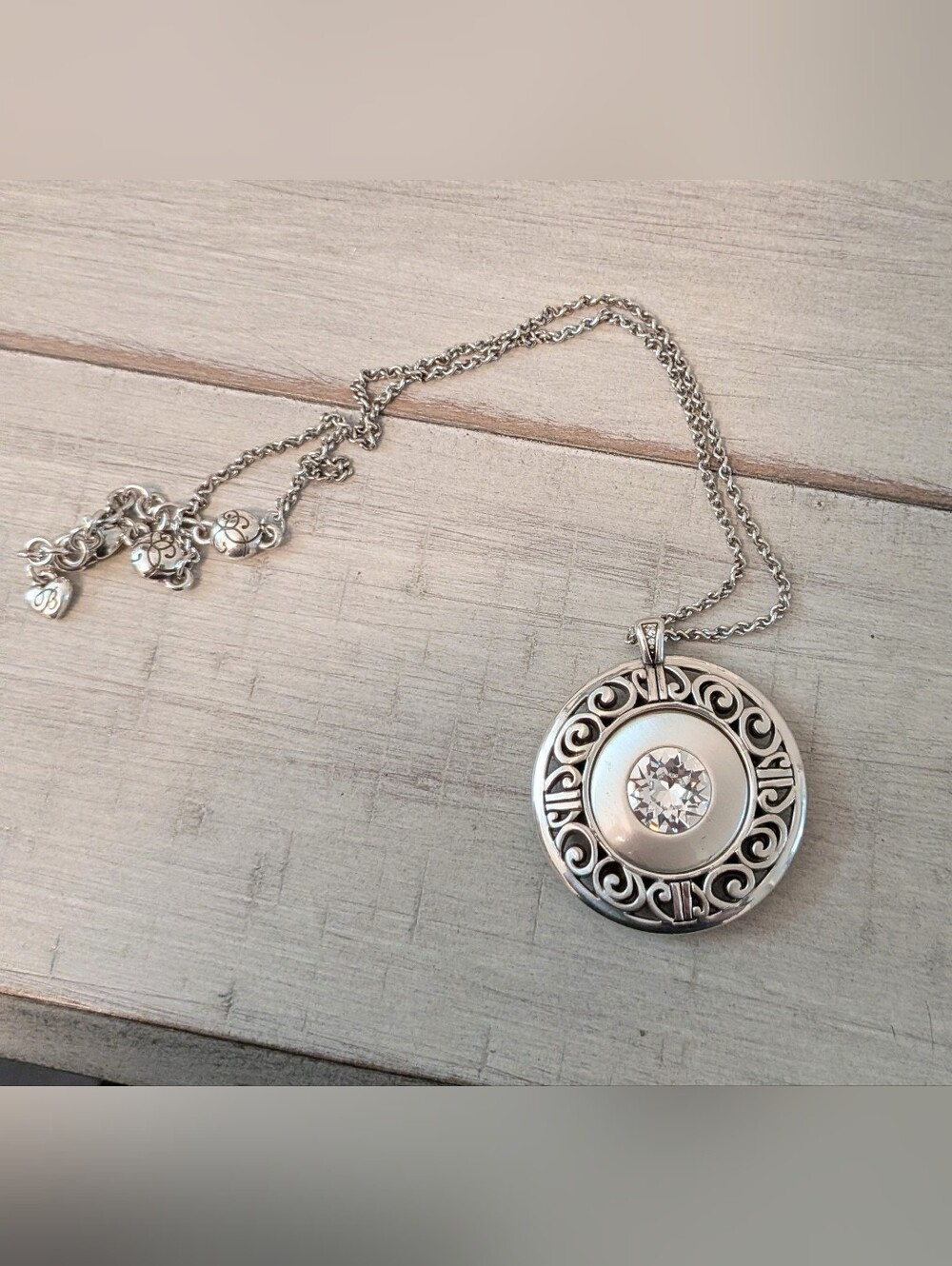 Brighton Allegro Pendant Necklace Silver - Picture 1 of 1